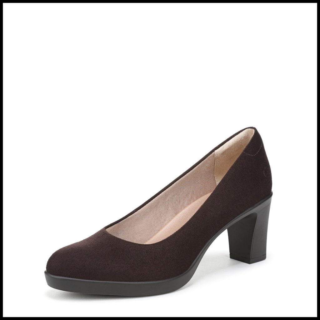 Chic Block Heel Pumps Comfortable Office Shoes Classic Elegant Modern Style